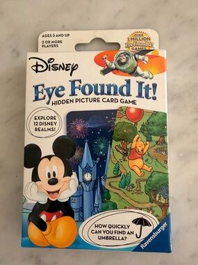 New. Never used. Disney Eye Found It! Hidden Picture Card Game age 3+